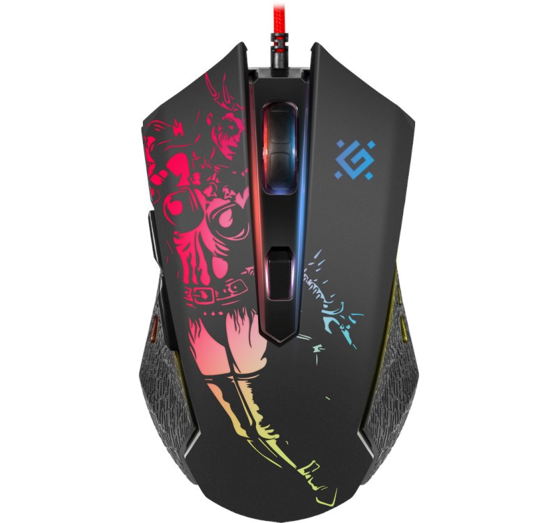 Gaming, optic, wired mouse DEFENDER GM-933 SIN SISTER 7200dpi 6P RGB