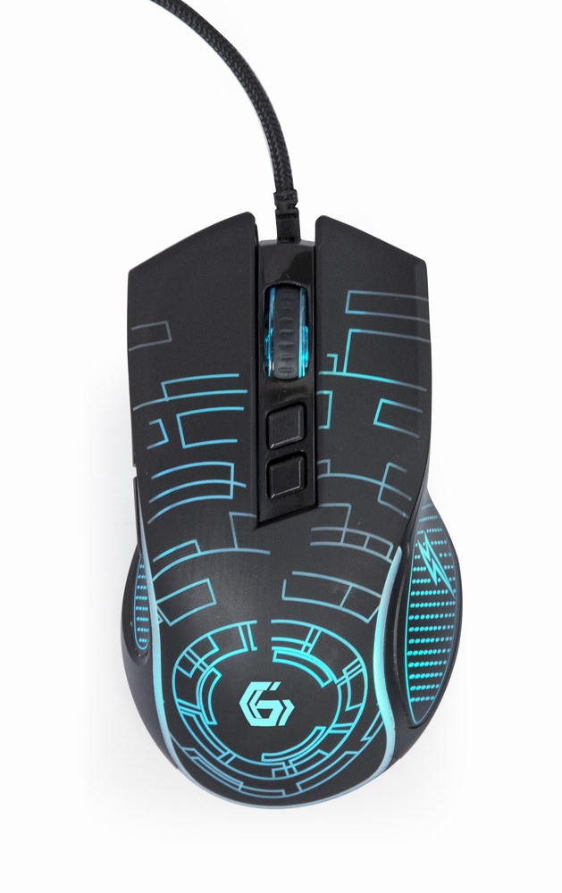 Gembird MUSG-RGB-01 mouse Right-hand USB Type-A 3600 DPI