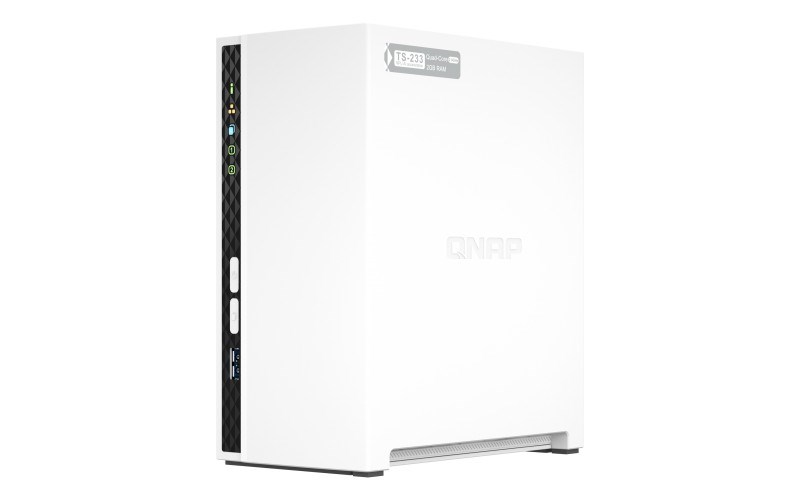 QNAP TS-233 NAS/storage server Mini Tower Ethernet LAN White Cortex-A55
