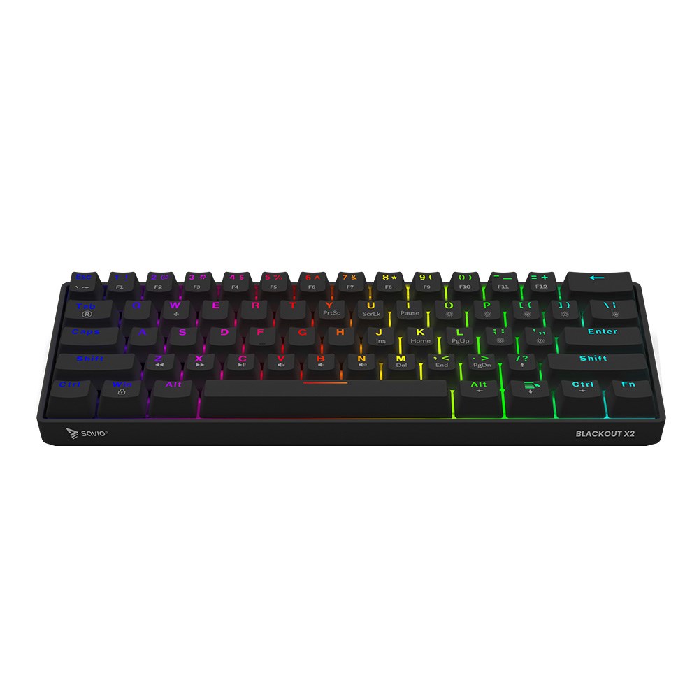 SAVIO BLACKOUT X2 Mechanical Keyboard OUTEMU Red, Hot Swap
