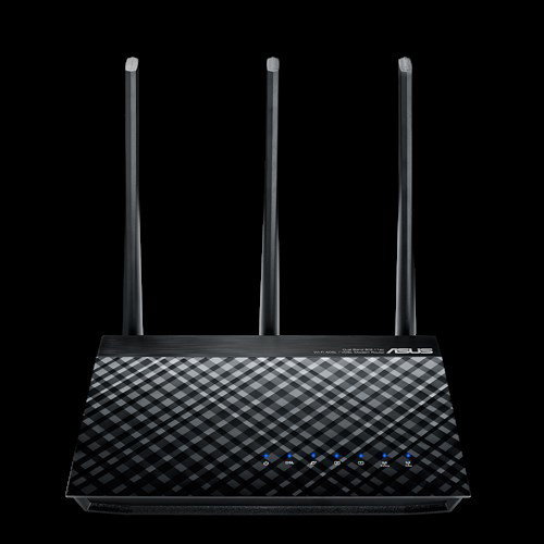 ASUS DSL-AC51 wireless router Gigabit Ethernet Dual-band (2.4 GHz 5 GHz) Black