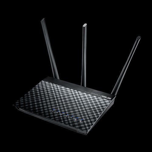 ASUS DSL-AC51 wireless router Gigabit Ethernet Dual-band (2.4 GHz 5 GHz) Black