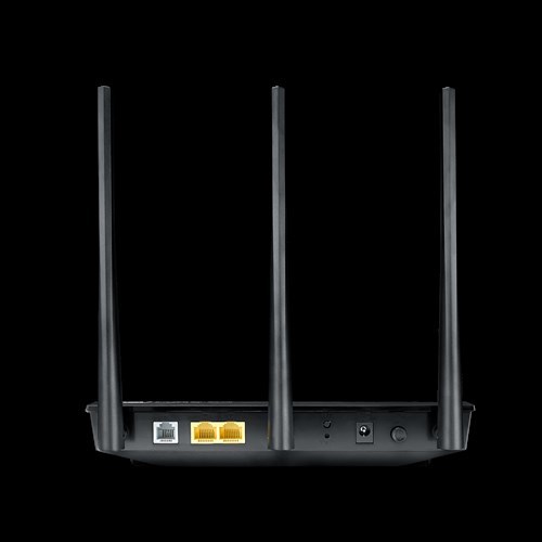 ASUS DSL-AC51 wireless router Gigabit Ethernet Dual-band (2.4 GHz 5 GHz) Black