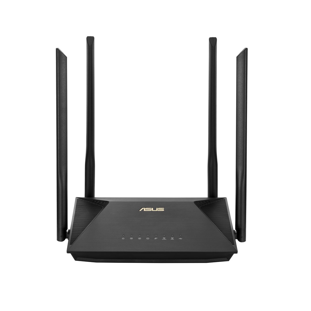 ASUS RT-AX53U wireless router Gigabit Ethernet Dual-band (2.4 GHz 5 GHz) Black