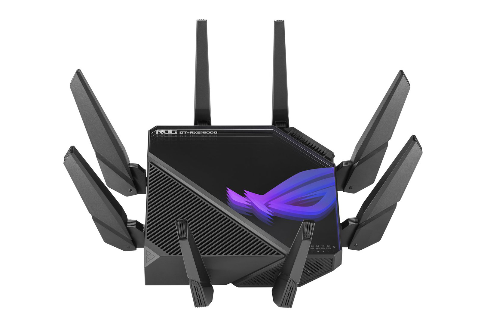 ASUS ROG Rapture GT-AXE16000 wireless router 10 Gigabit Ethernet Tri-band (2.4 GHz 5 GHz 6 GHz) Black