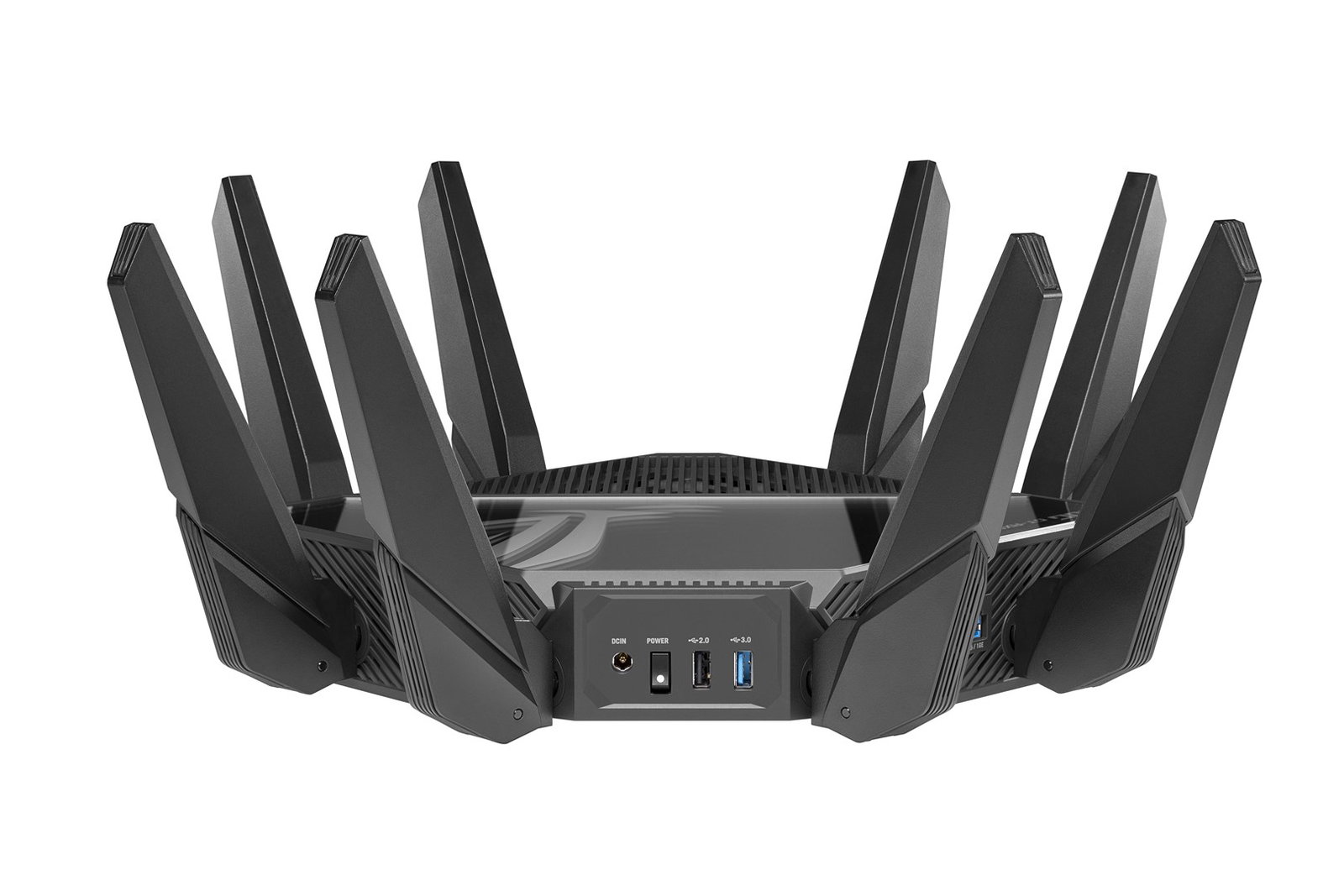ASUS ROG Rapture GT-AXE16000 wireless router 10 Gigabit Ethernet Tri-band (2.4 GHz 5 GHz 6 GHz) Black