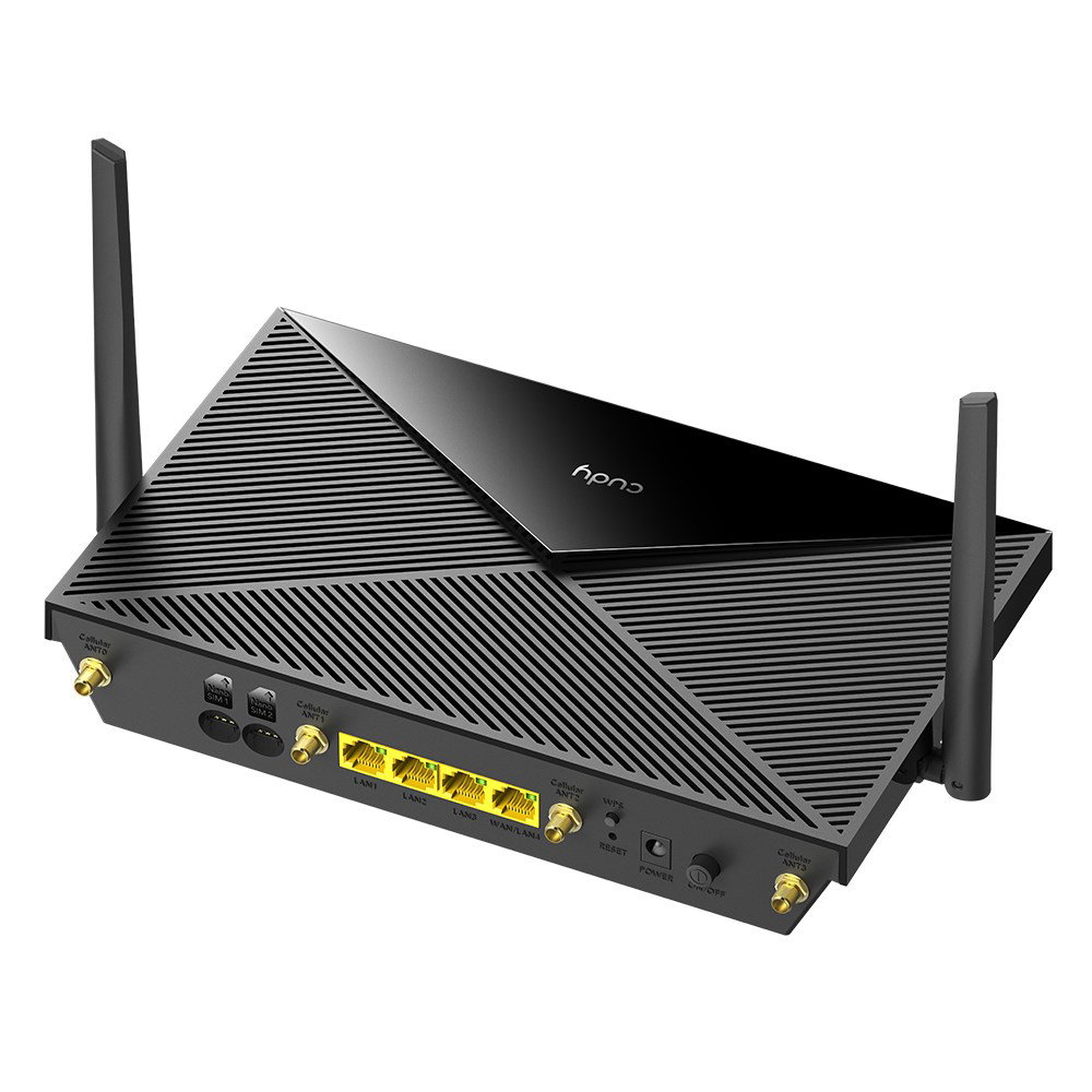 Cudy P5 wireless router Gigabit Ethernet Dual-band (2.4 GHz 5 GHz) 5G Black
