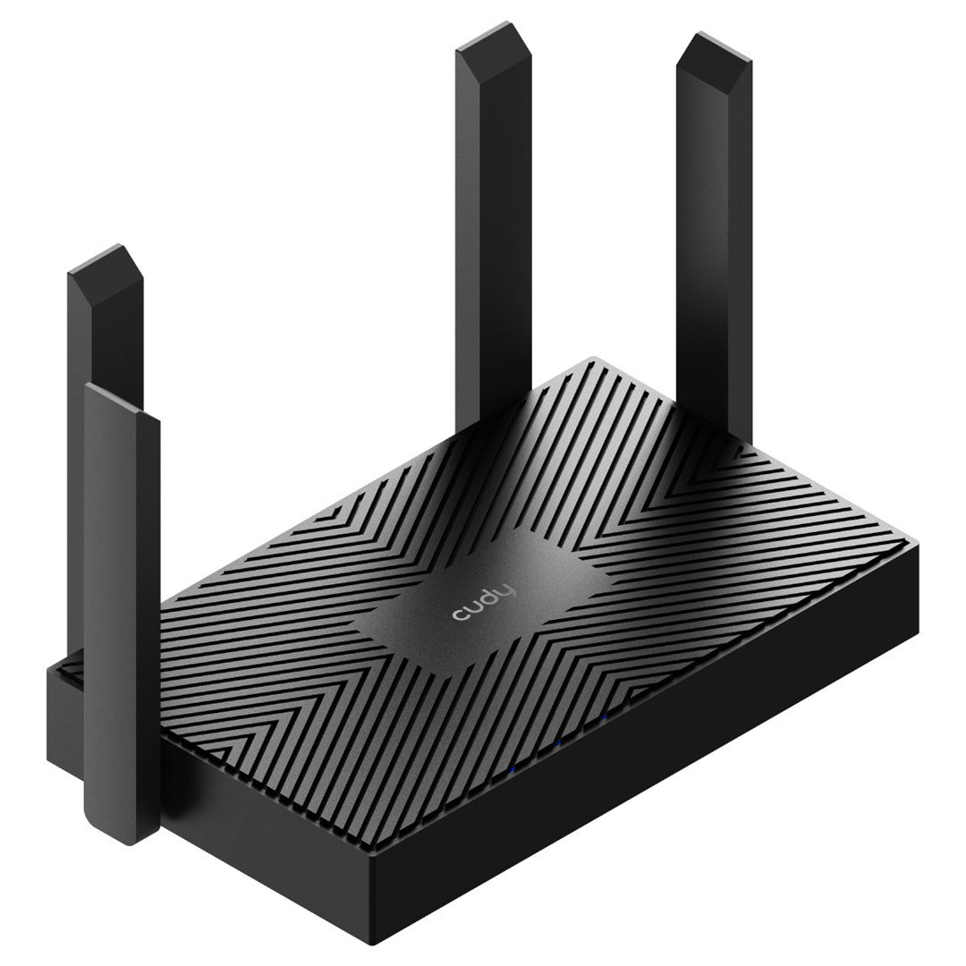 Cudy WR1500 wireless router Gigabit Ethernet Dual-band (2.4 GHz 5 GHz) Black
