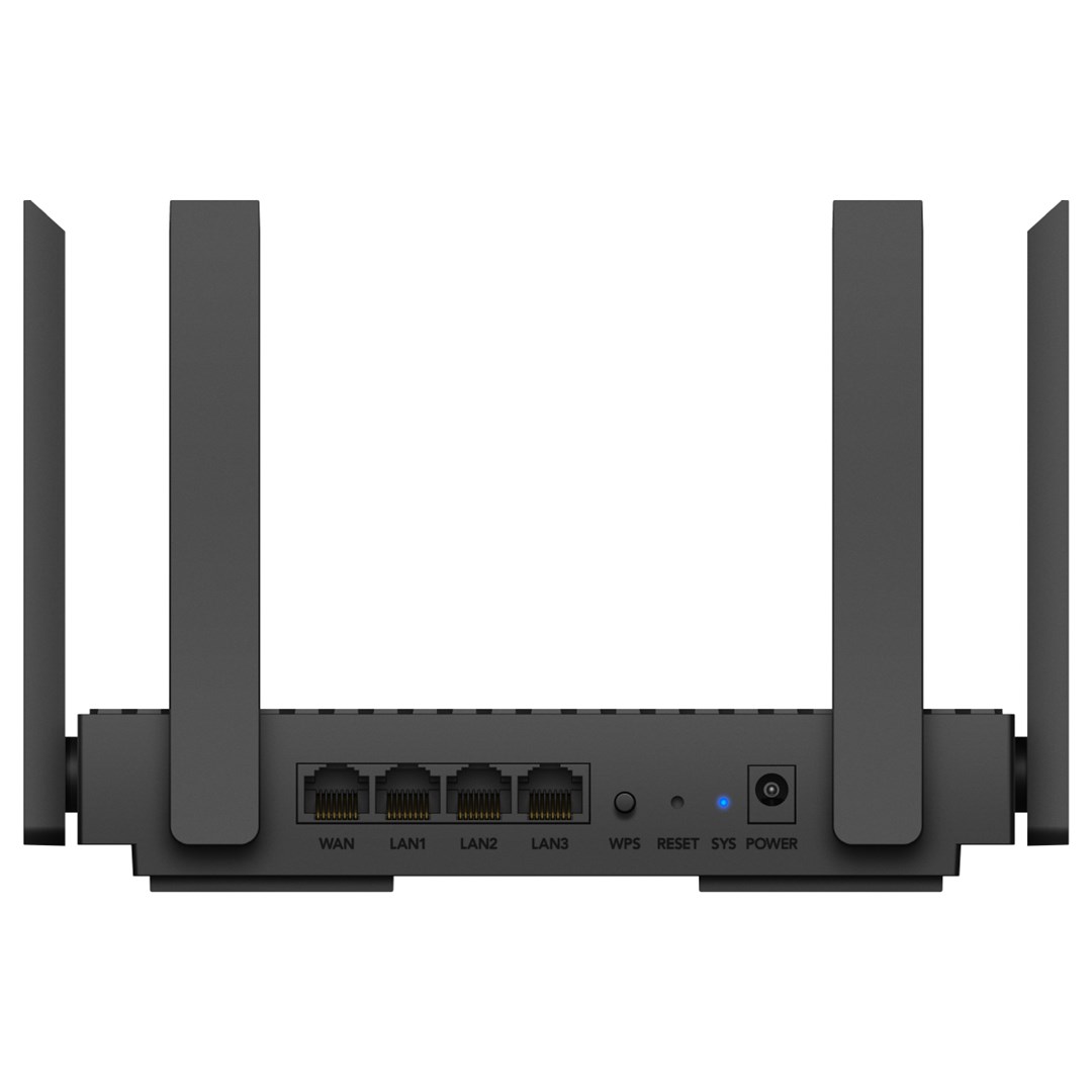 Cudy WR1500 wireless router Gigabit Ethernet Dual-band (2.4 GHz 5 GHz) Black