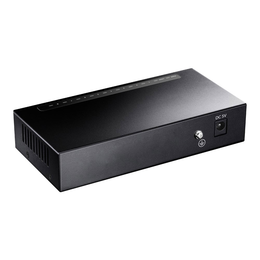 Cudy GS108 network switch Unmanaged Gigabit Ethernet (10/100/1000) Black