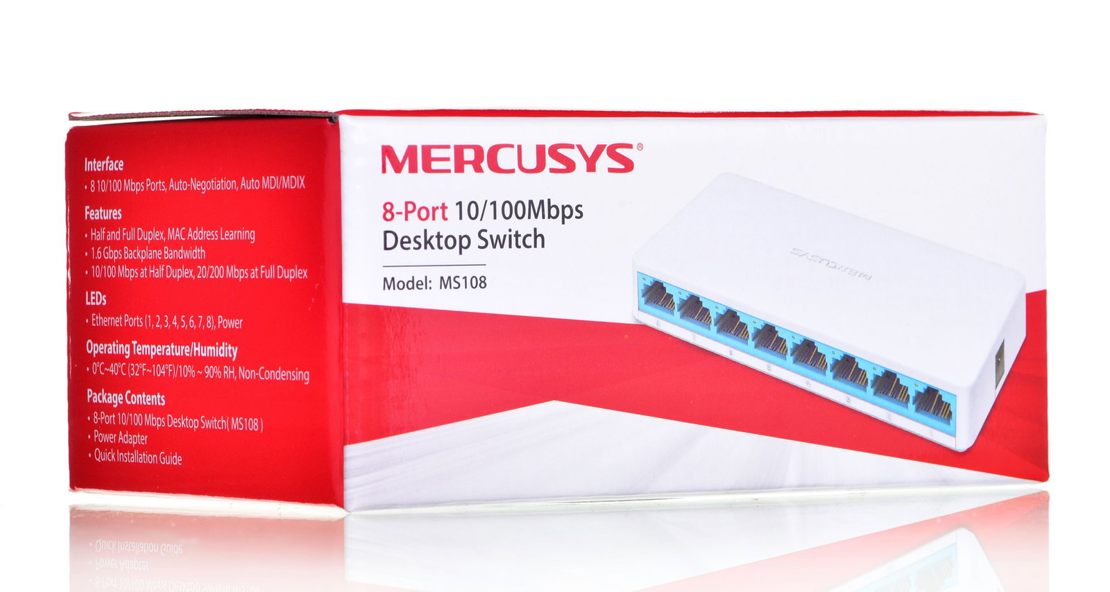 Mercusys 8-Port 10/100Mbps Desktop Switch