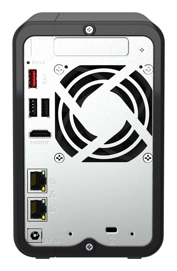 QNAP TS-264 NAS Tower Intel Celeron N5095 8 GB 0 TB QNAP QTS Black, Gold