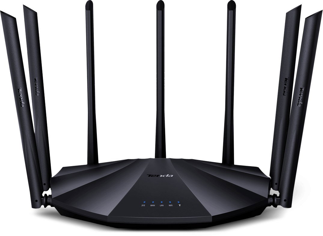 Tenda AC23 wireless router Gigabit Ethernet Dual-band (2.4 GHz 5 GHz) Black