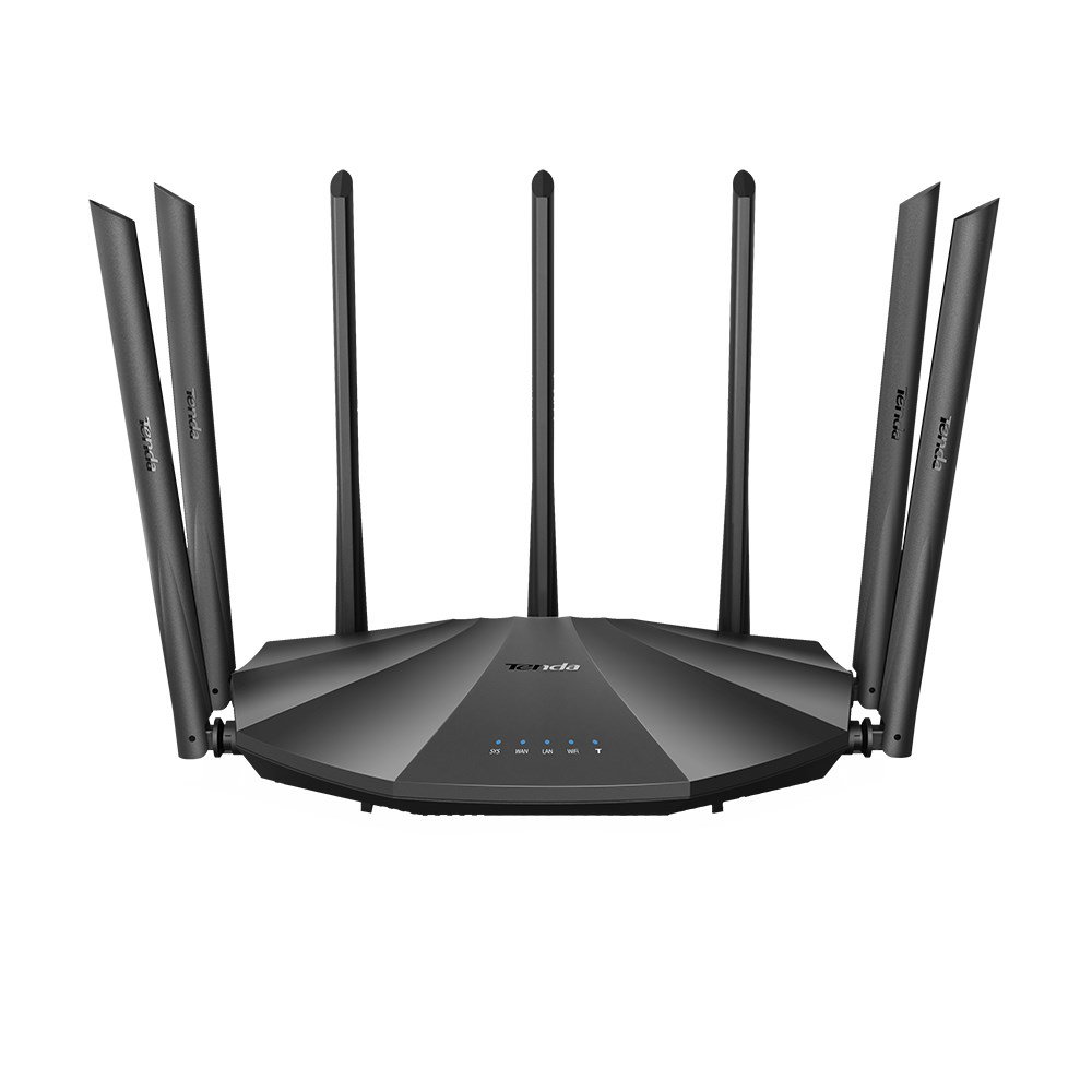 Tenda AC23 wireless router Gigabit Ethernet Dual-band (2.4 GHz 5 GHz) Black