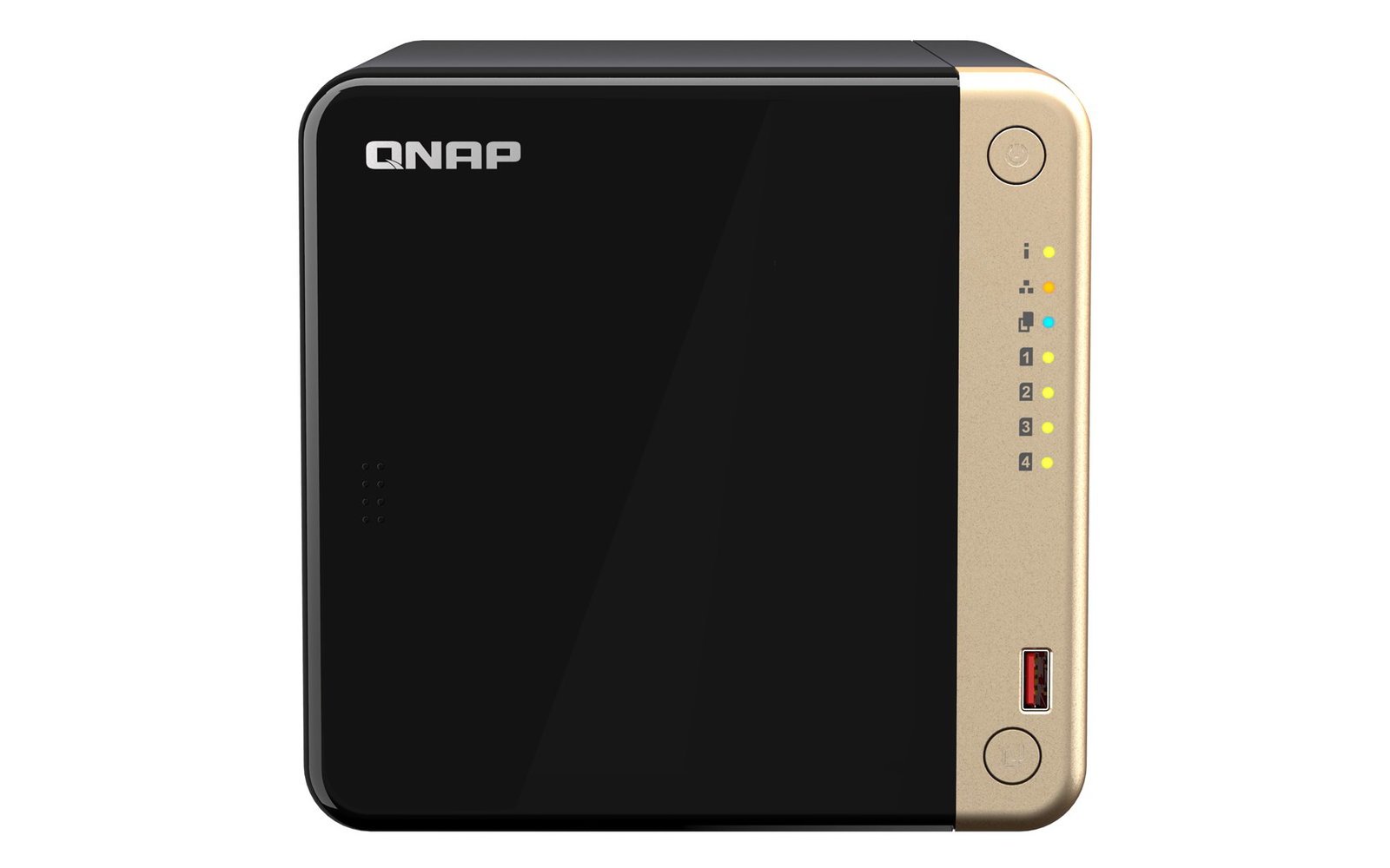 QNAP TS-464 NAS Tower Intel Celeron N5095 8 GB DDR4 0 TB QNAP QTS Black