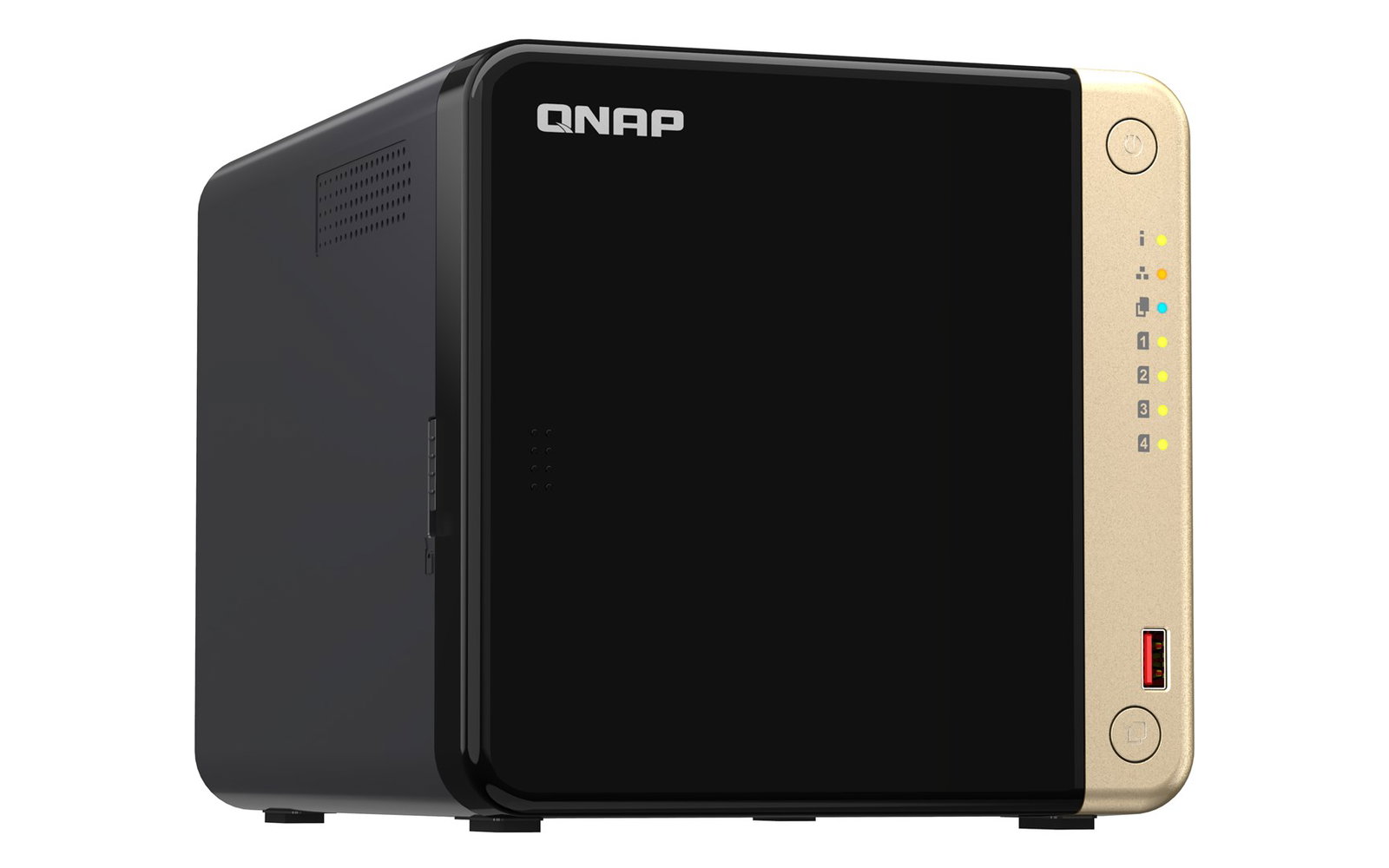 QNAP TS-464 NAS Tower Intel Celeron N5095 8 GB DDR4 0 TB QNAP QTS Black
