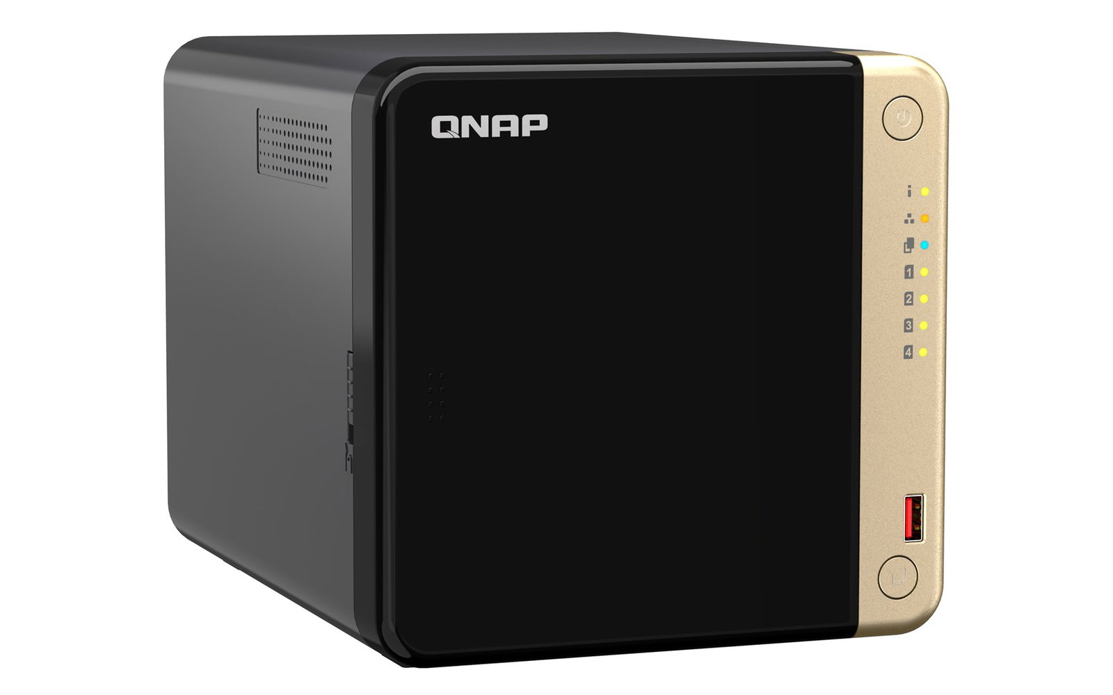 QNAP TS-464 NAS Tower Intel Celeron N5095 8 GB DDR4 0 TB QNAP QTS Black