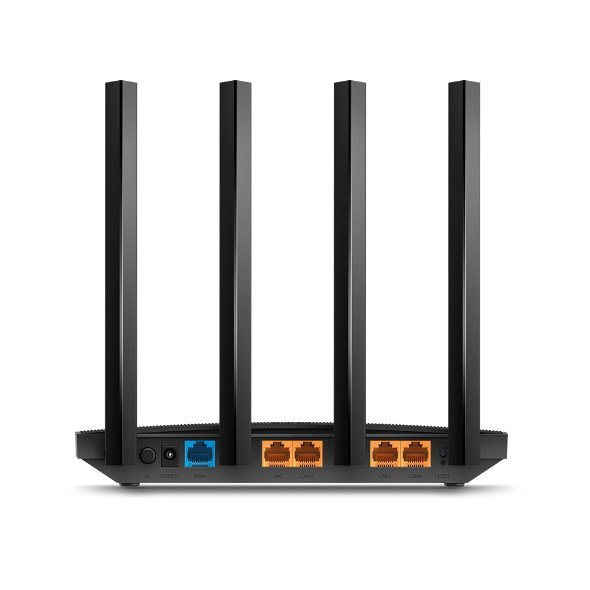 TP-Link ARCHER C6 V4.0 wireless router Gigabit Ethernet Dual-band (2.4 GHz 5 GHz) Black