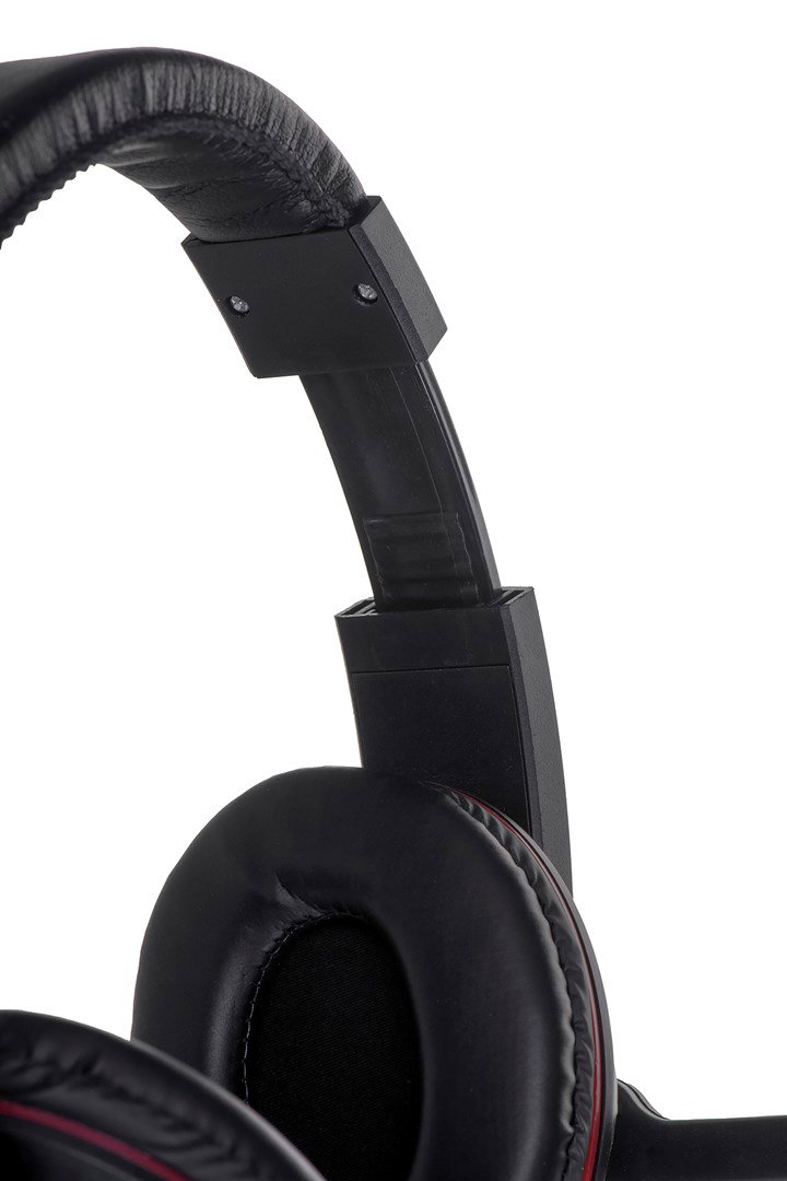 Esperanza EH118 headphones/headset Wired Head-band Calls/Music Black, Red