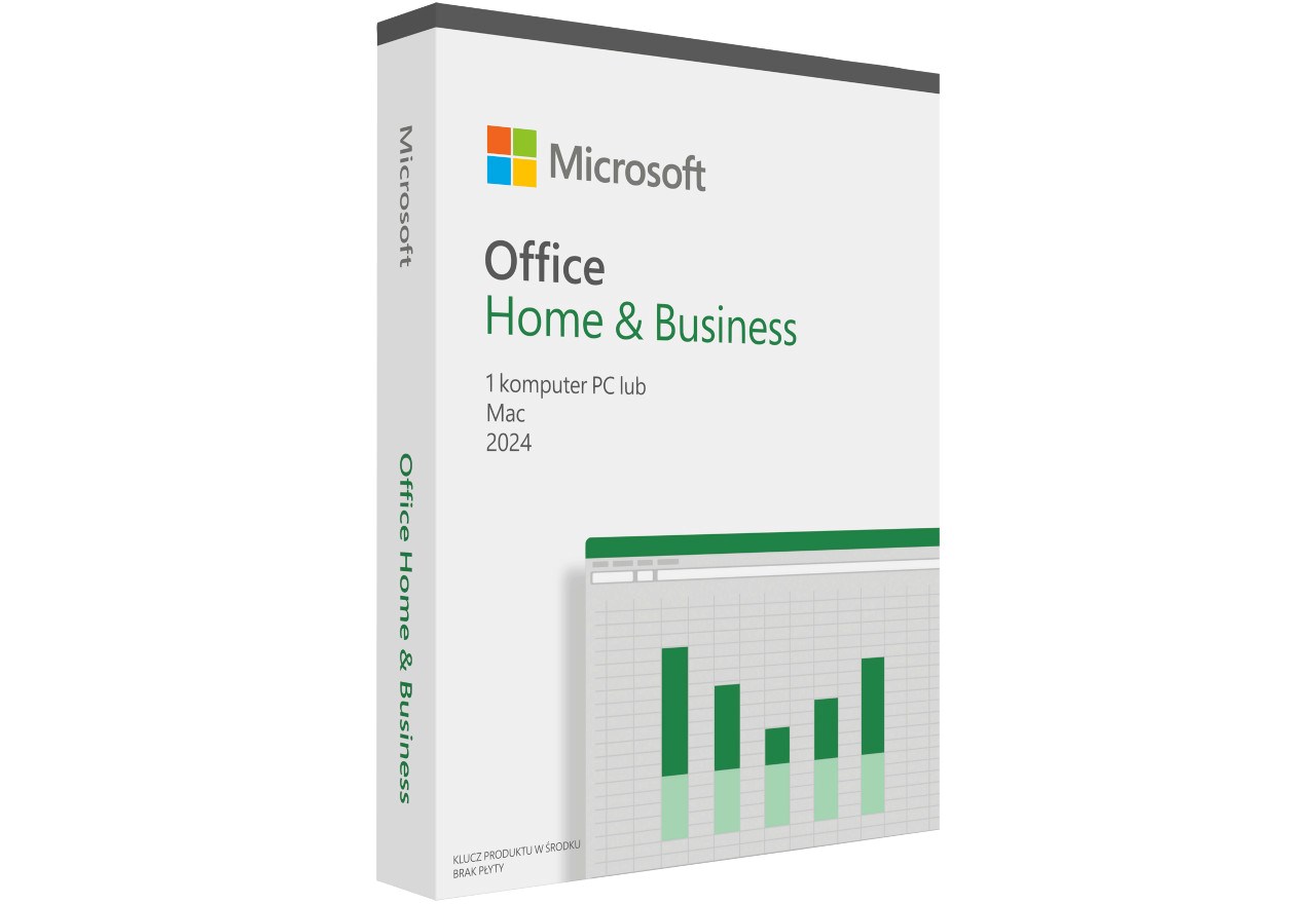 Microsoft Office Home and Business 2024 Polish EuroZone 1 License Medialess, Polish