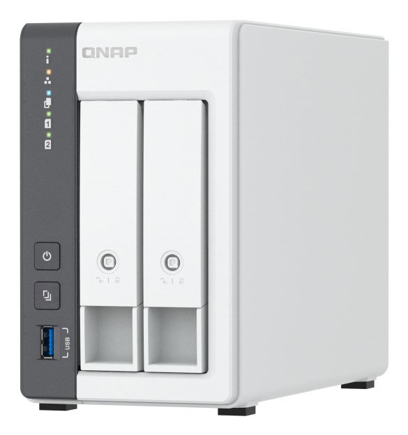 QNAP TS-216G NAS/storage server Tower Cortex-A Cortex-A55 4 GB HDD White