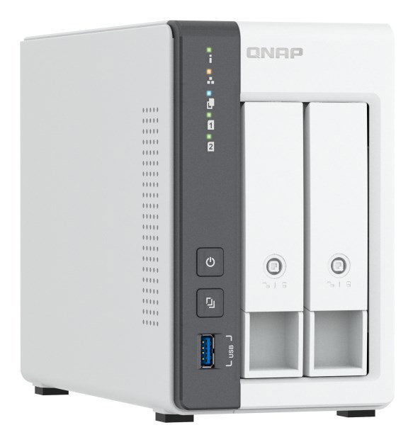 QNAP TS-216G NAS/storage server Tower Cortex-A Cortex-A55 4 GB HDD White