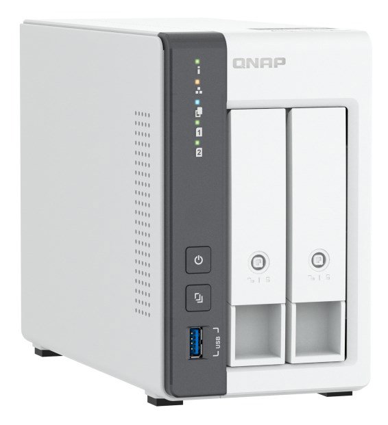QNAP TS-216G NAS/storage server Tower Cortex-A Cortex-A55 4 GB HDD White