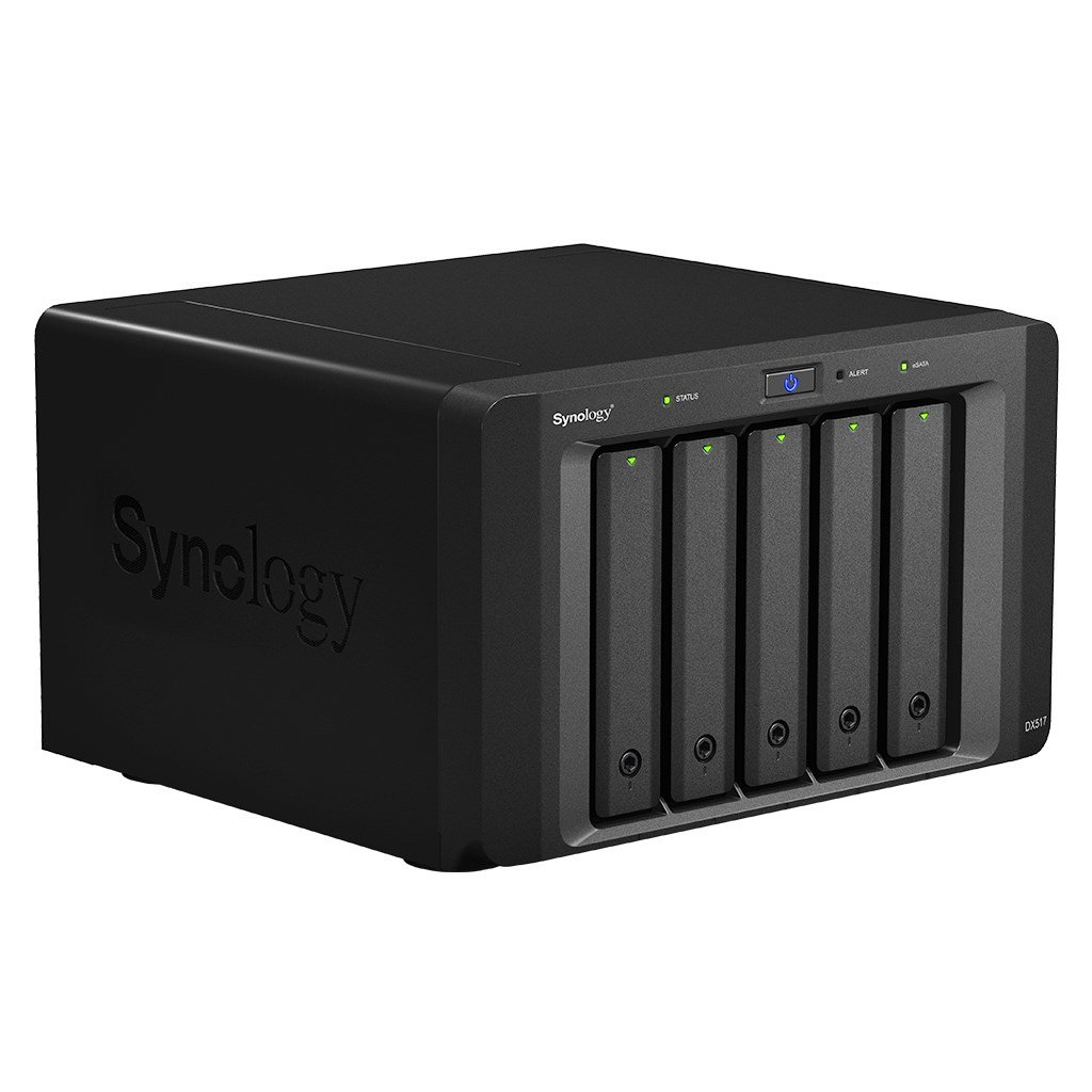 Expansion unit Synology DX517; Tower; 5x 3.5/2.5 SATA HDD/SSD (for DS923+, DS723+, DS1522+)