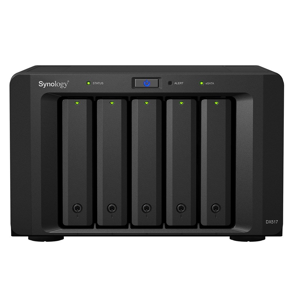 Expansion unit Synology DX517; Tower; 5x 3.5/2.5 SATA HDD/SSD (for DS923+, DS723+, DS1522+)