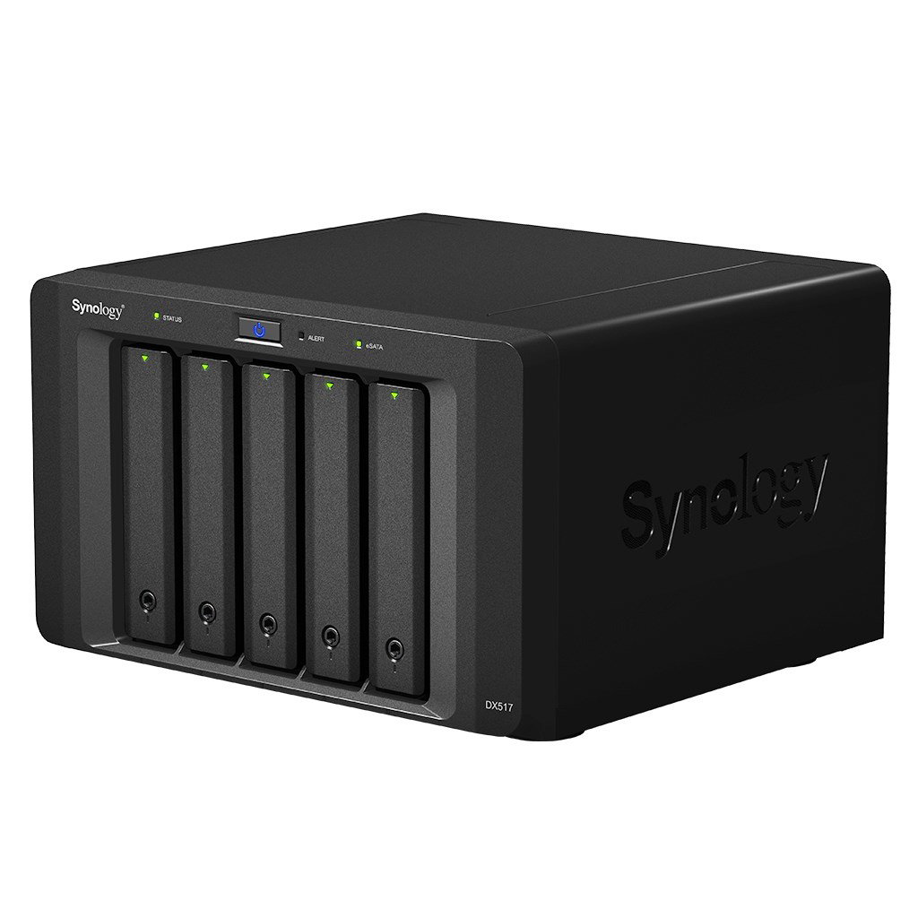 Expansion unit Synology DX517; Tower; 5x 3.5/2.5 SATA HDD/SSD (for DS923+, DS723+, DS1522+)