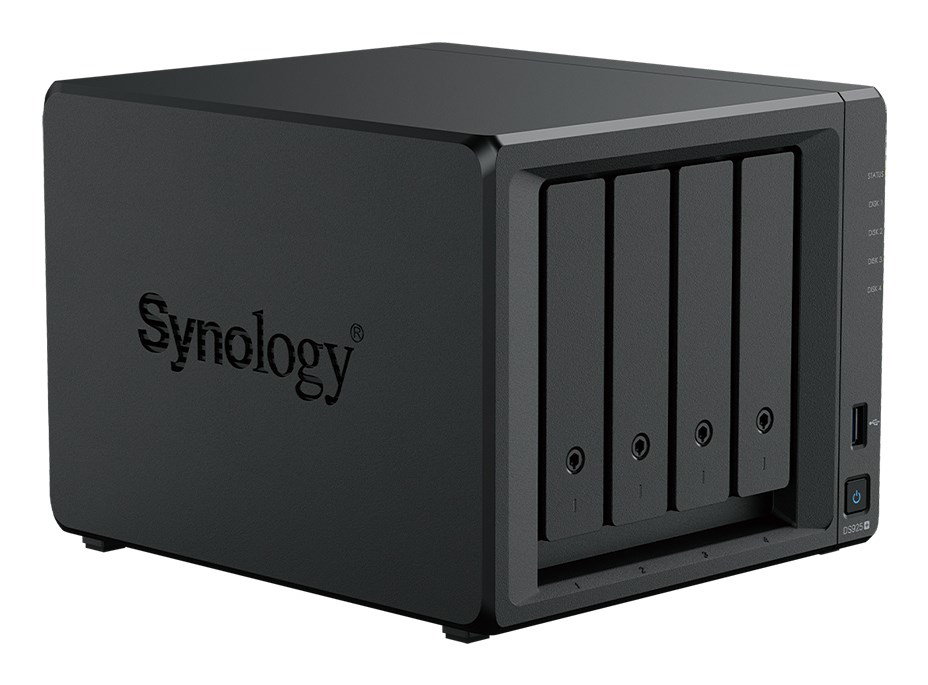 Synology DiskStation DS925+ NAS/storage server Ryzen Embedded V1500B 4 GB DDR4 0 TB Black