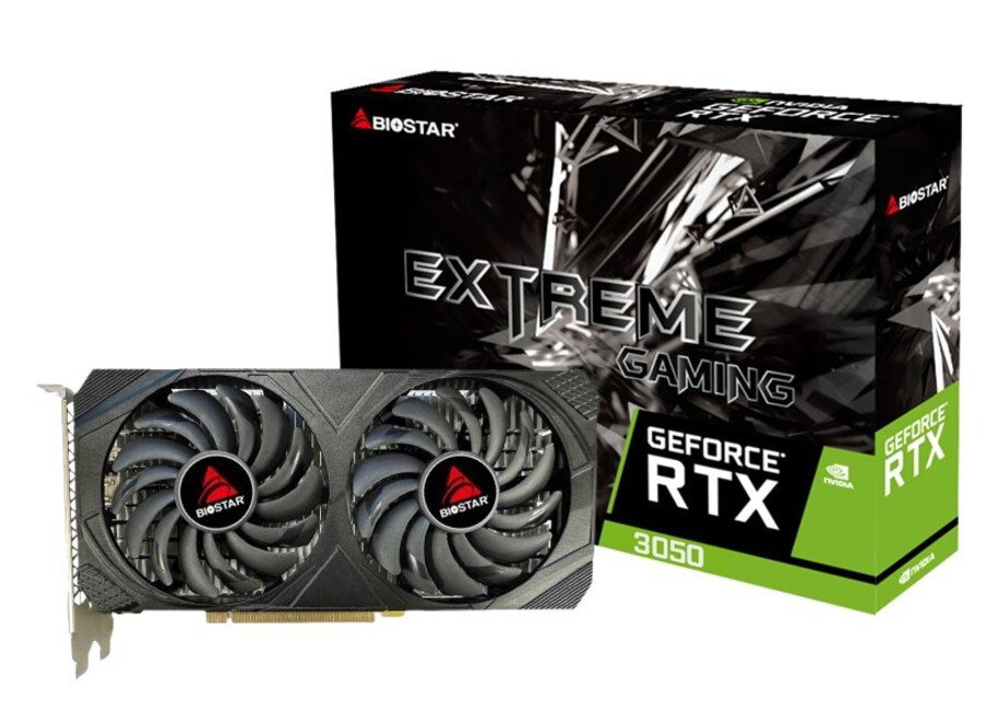 BIOSTAR GeForce RTX 3050 6GB graphics card