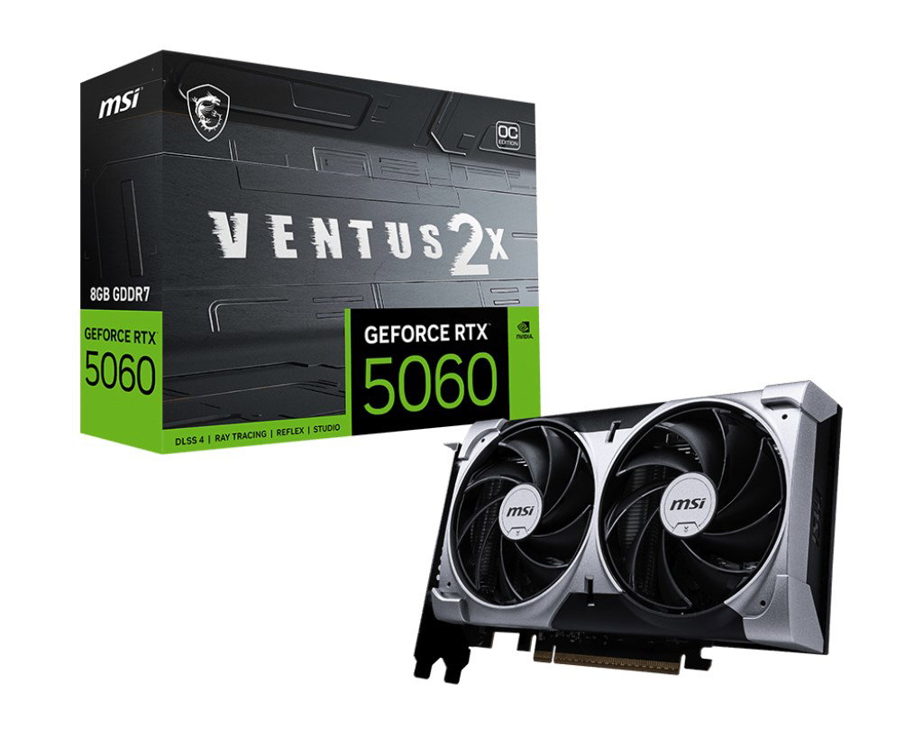 MSI GeForce RTX 5060 8G VENTUS 2X OC NVIDIA 8 GB GDDR7