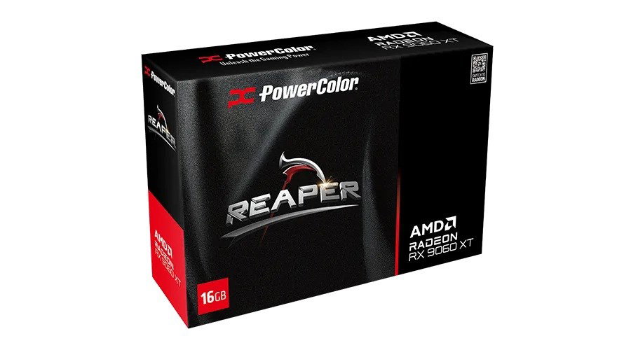 Graphics card. PowerColor RX9060XT 16G-A
