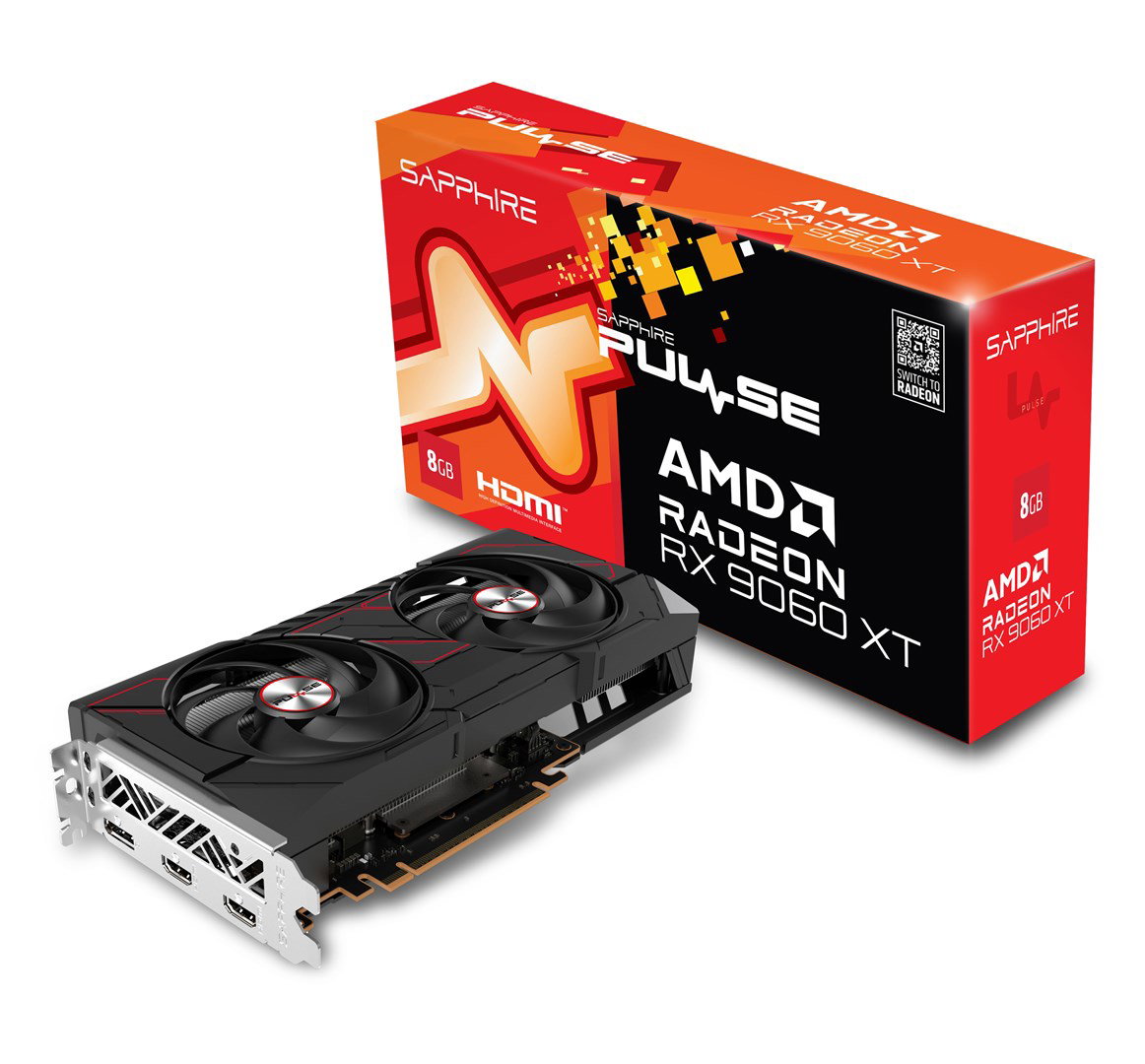 Graphics card. SAPPHIRE PULSE RX 9060 XT GAMING 8GB
