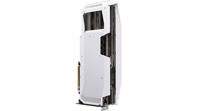 Graphics card. XFX Mercury RX 9070XT OC White G RGB 16