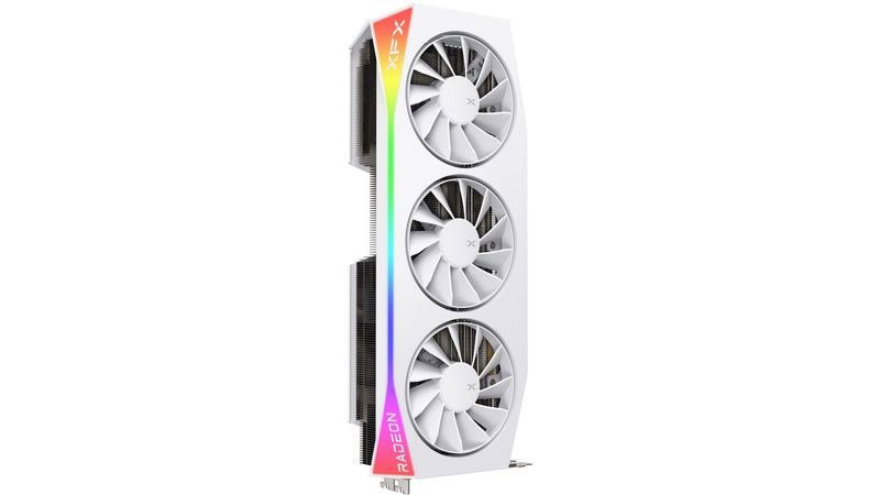 Graphics card. XFX Mercury RX 9070XT OC White G RGB 16