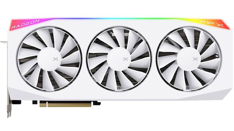 Graphics card. XFX Mercury RX 9070XT OC White G RGB 16