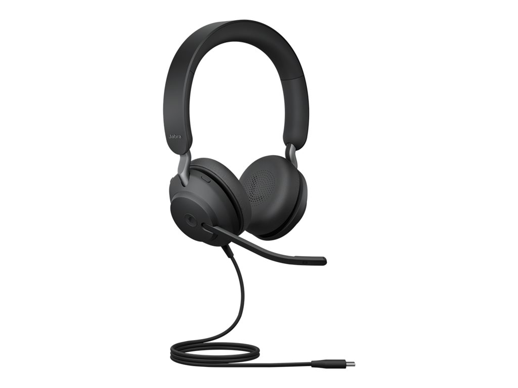 Jabra Evolve2 40 SE Headset Wired Head-band Office/Call center USB Type-C / USB Type-A Black