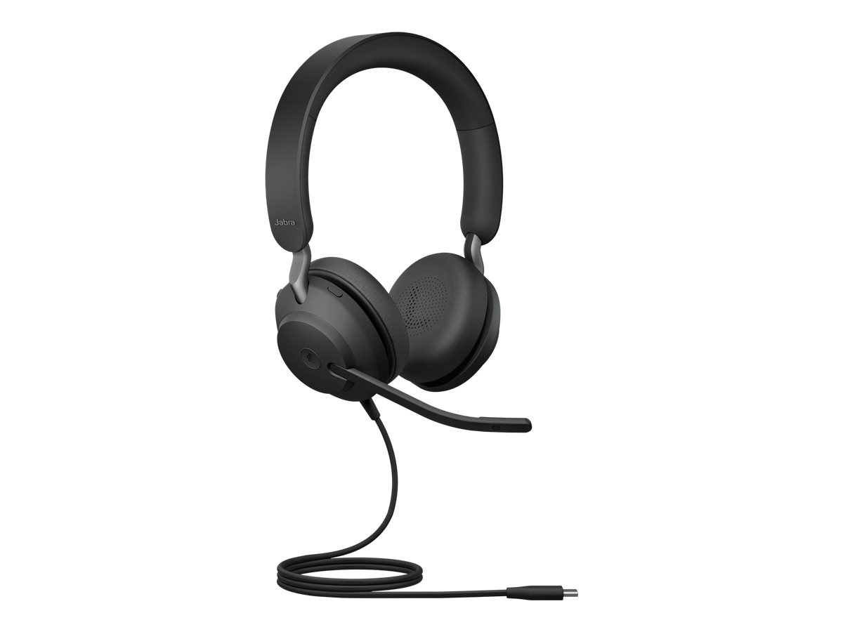 Jabra Evolve2 40 SE Headset Wired Head-band Office/Call center USB Type-C / USB Type-A Black