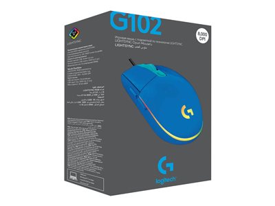 LOGITECH G102 Lightsync Blue EER
