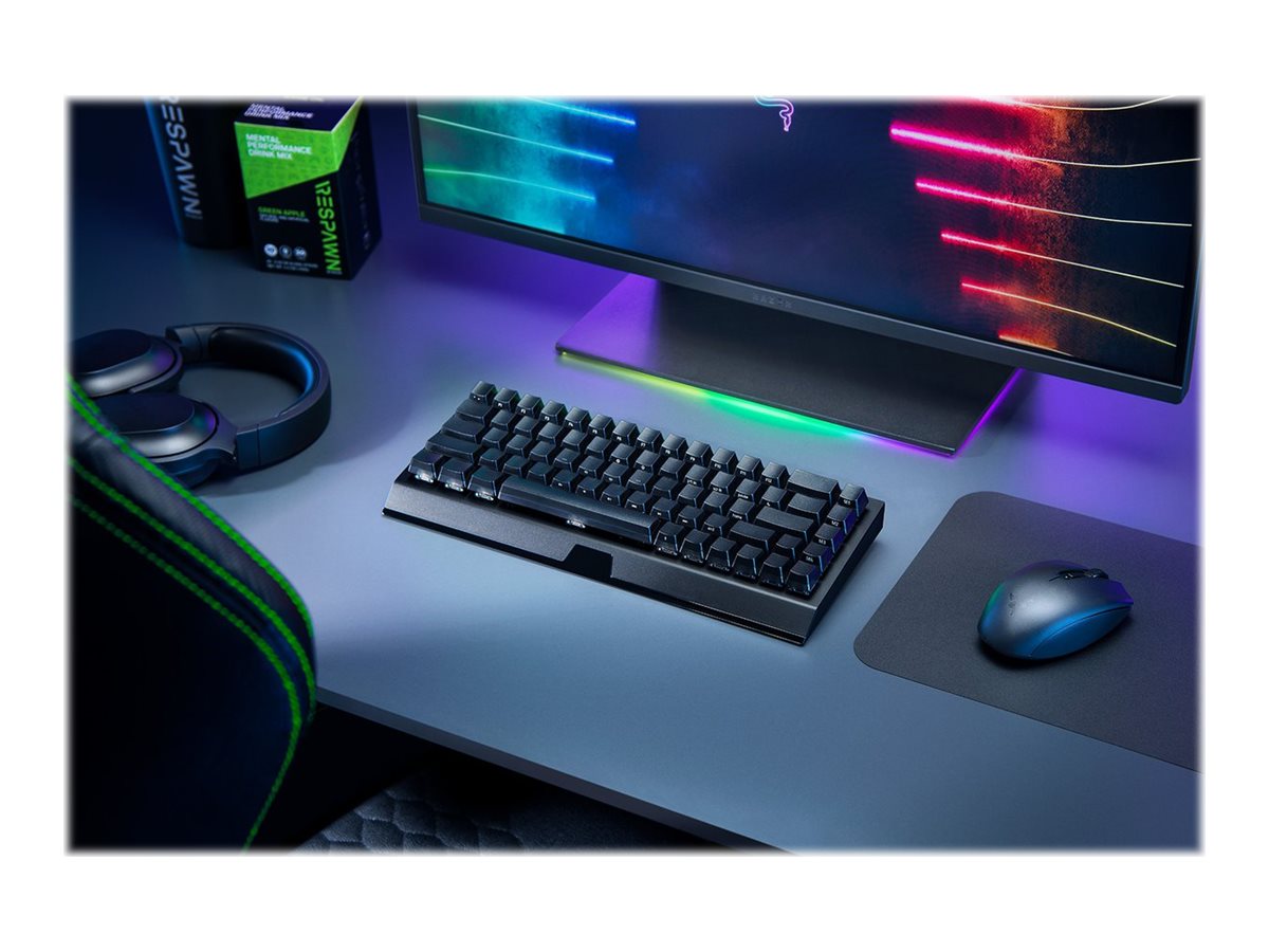 RAZER BlackWidow V3 Mini HyperSpeed Keyboard Yellow Switch Phantom Ed.US
