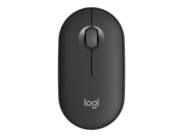 LOGITECH Pebble Mouse 2 M350s Mouse optical 3 buttons wireless Bluetooth 5.2 LE tonal graphite