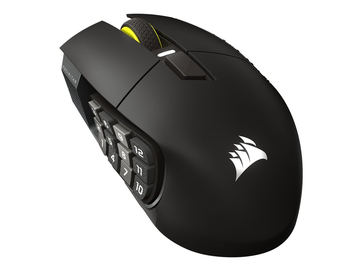 CORSAIR SCIMITAR ELITE WIRELESS SE Gaming Mouse Gun metal 33000 DPI Optical