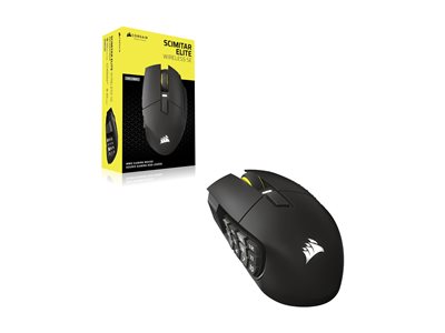 CORSAIR SCIMITAR ELITE WIRELESS SE Gaming Mouse Gun metal 33000 DPI Optical