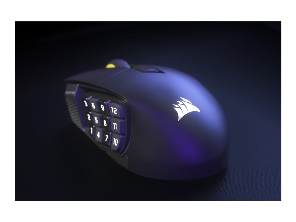 CORSAIR SCIMITAR ELITE WIRELESS SE Gaming Mouse Gun metal 33000 DPI Optical