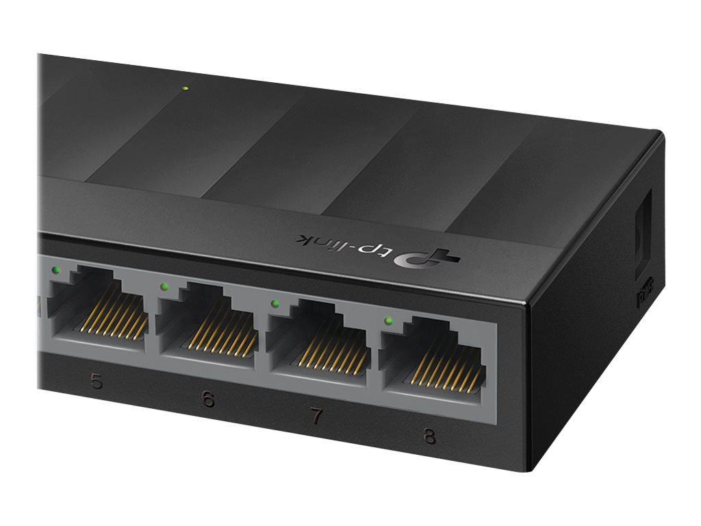 TP-LINK LiteWave 8-Port Gigabit Desktop Switch 8 Gigabit RJ45 Ports Desktop Plastic Case