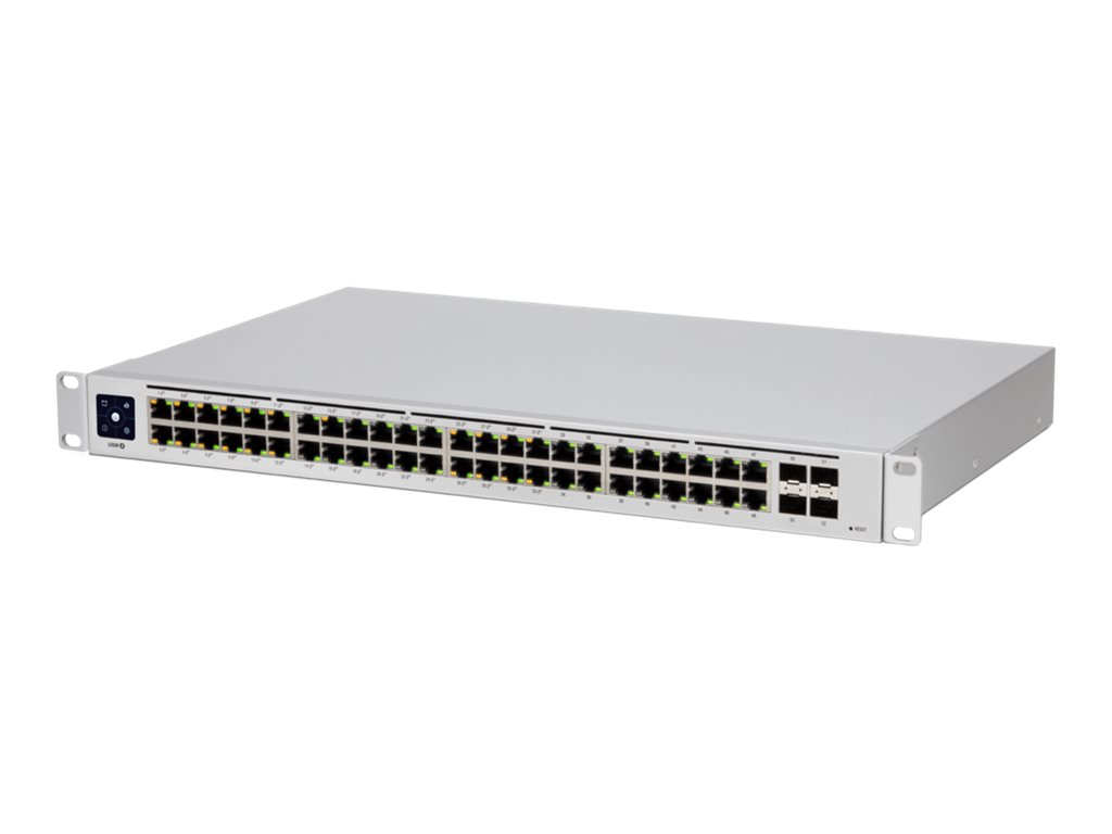 UBIQUITI USW-48-POE UniFi Managed Switch gen2 32x Gigabit POE+ ports 16x Gigabit POE ports 4x SFP 1GB Ports 32W per port
