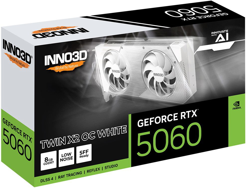 INNO3D GeForce RTX 5060 Twin X2 OC NVIDIA 8 GB GDDR7