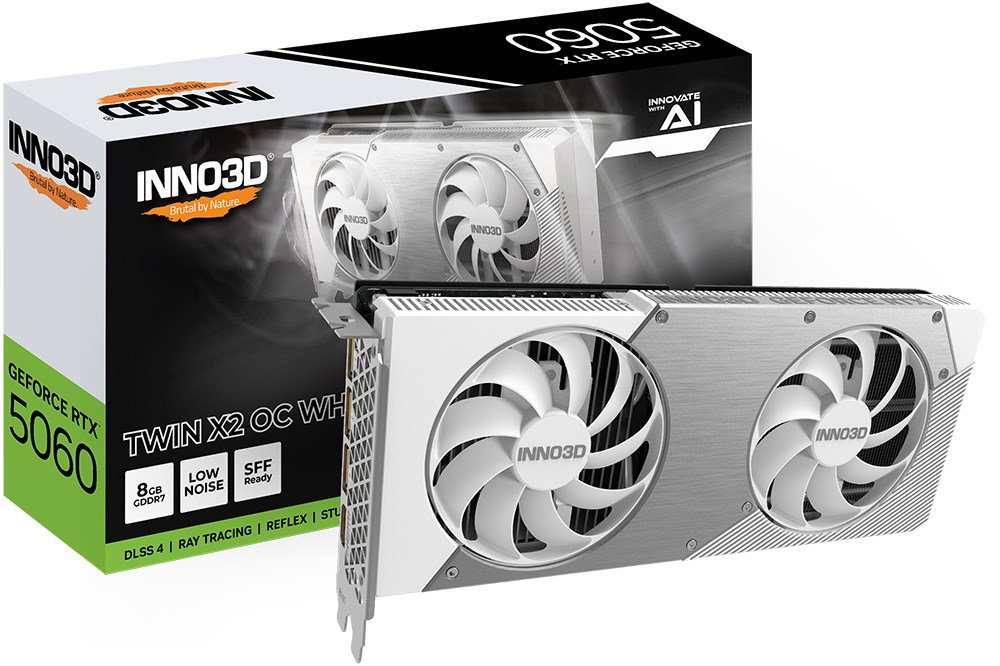 INNO3D GeForce RTX 5060 Twin X2 OC NVIDIA 8 GB GDDR7